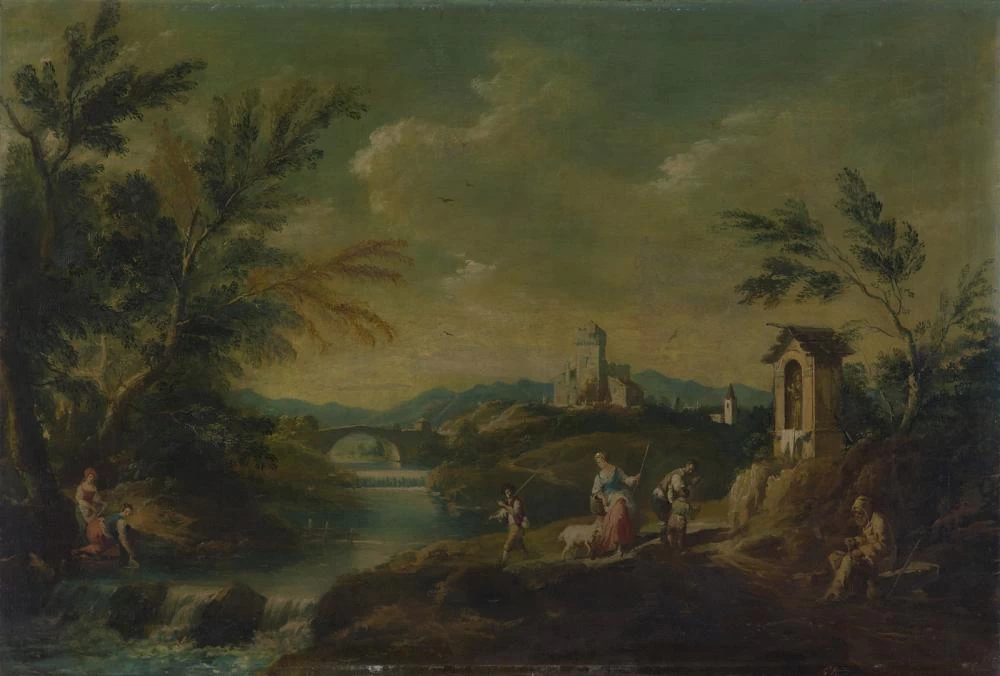 Paesaggio con santella